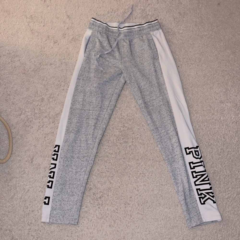 PINK Grey Sweatpants
